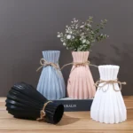 kf-Se92ed076501148d1a0c6064f0e98650cQ-Vase-Fleurs-Nordique-en-Plastique-Blanc-Pot-en-C-ramique-mir-pour-D-coration-de-Mariage