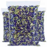 Fleur de pois papillon séchée bleue