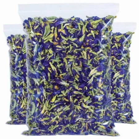 Fleur de pois papillon séchée bleue