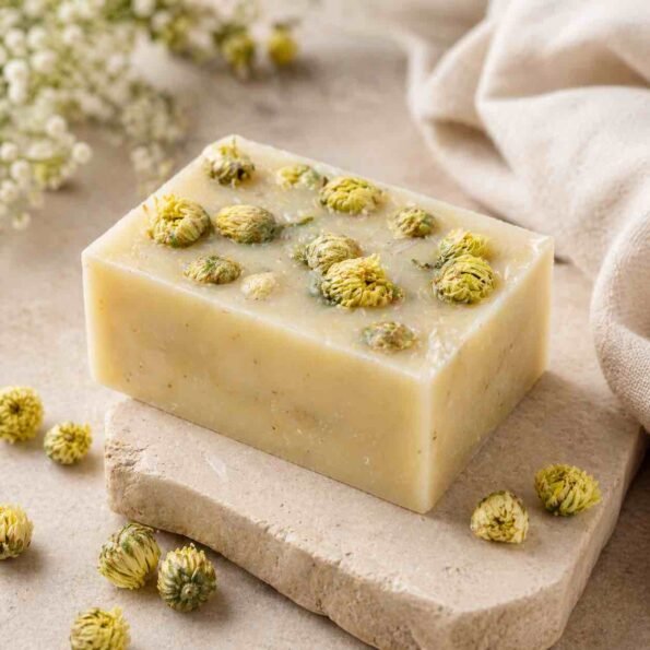 savon Boutons de chrysanthème séchés