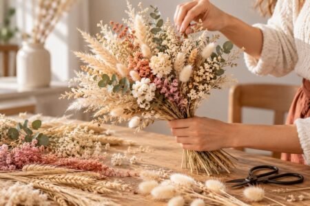 Quelles fleurs séchées choisir selon la couleur de sa décoration ?
